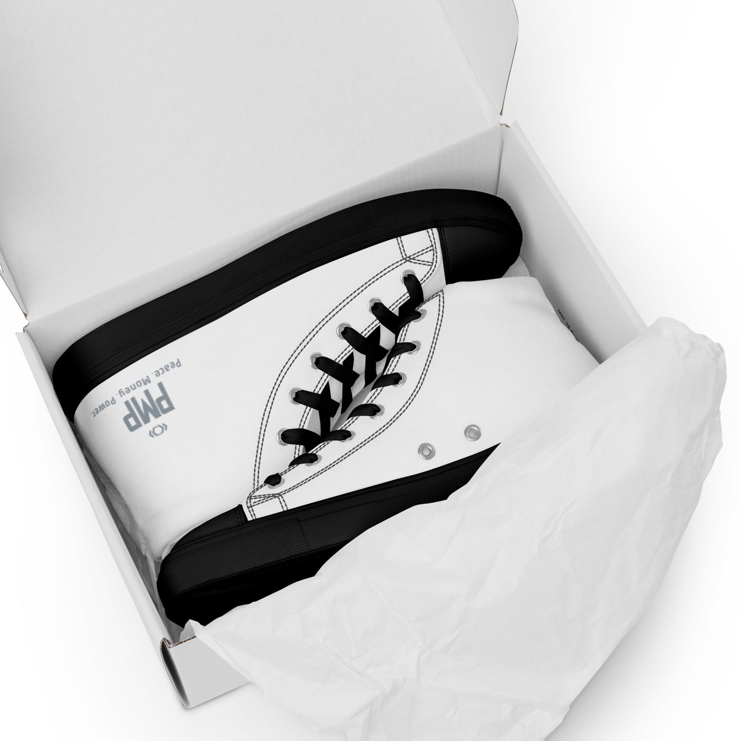 PMP Unisex High Top Canvas Shoes