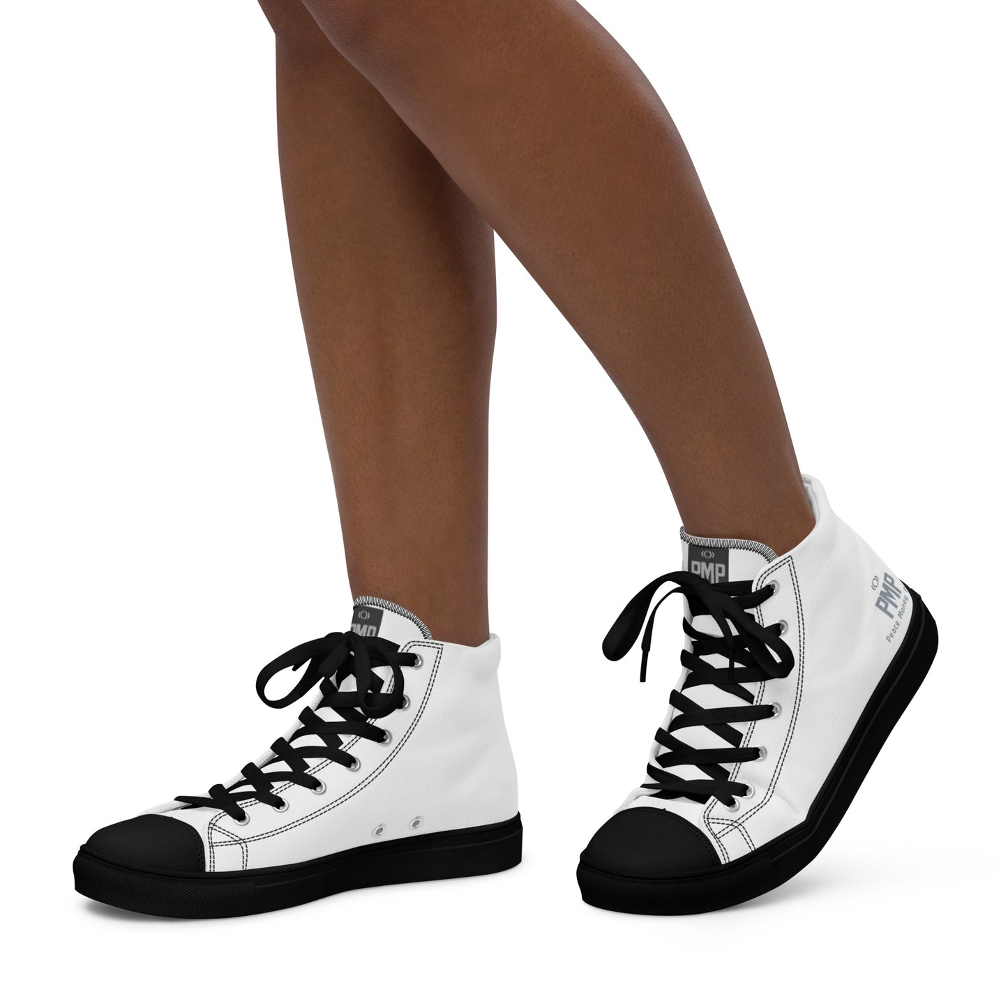 PMP Unisex High Top Canvas Shoes