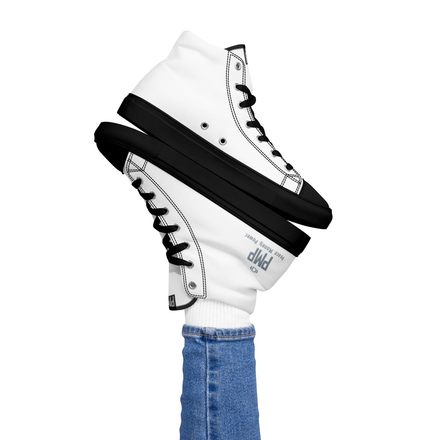 PMP Unisex High Top Canvas Shoes